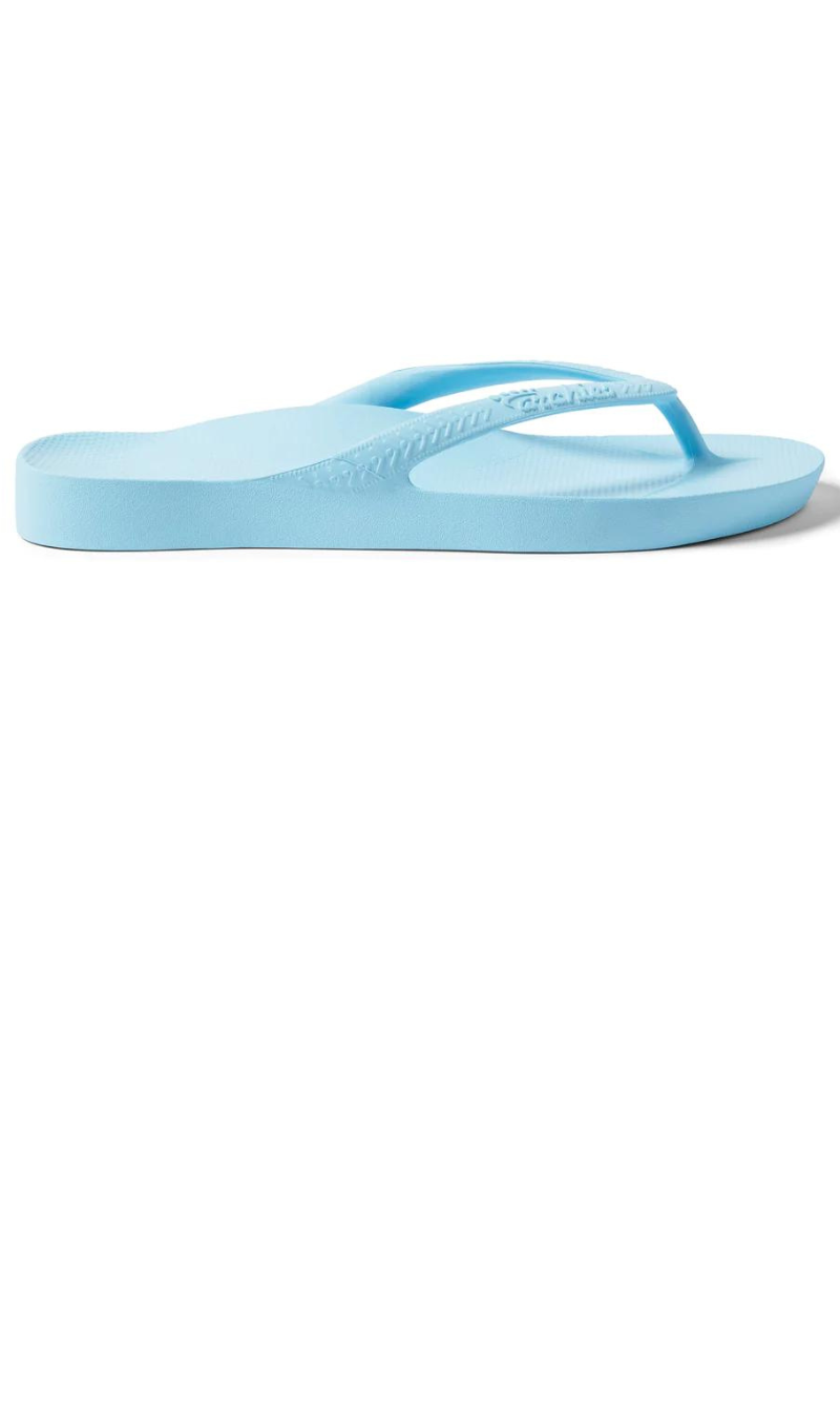 Archies Arch Support Jandals - Sky Blue