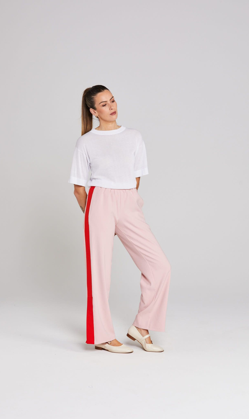 Contrast Snappy Pant