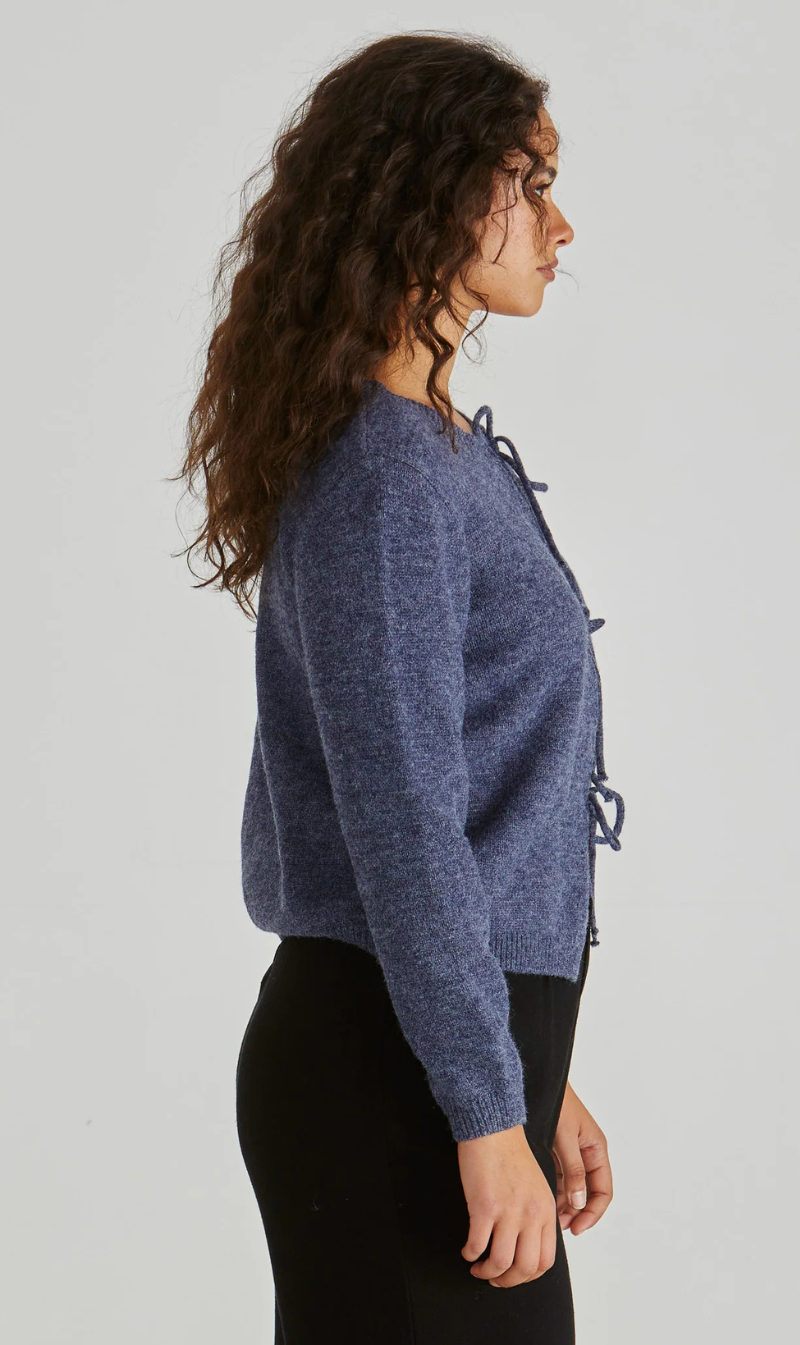 PRE ORDER | Greta Cardi | Navy Marle