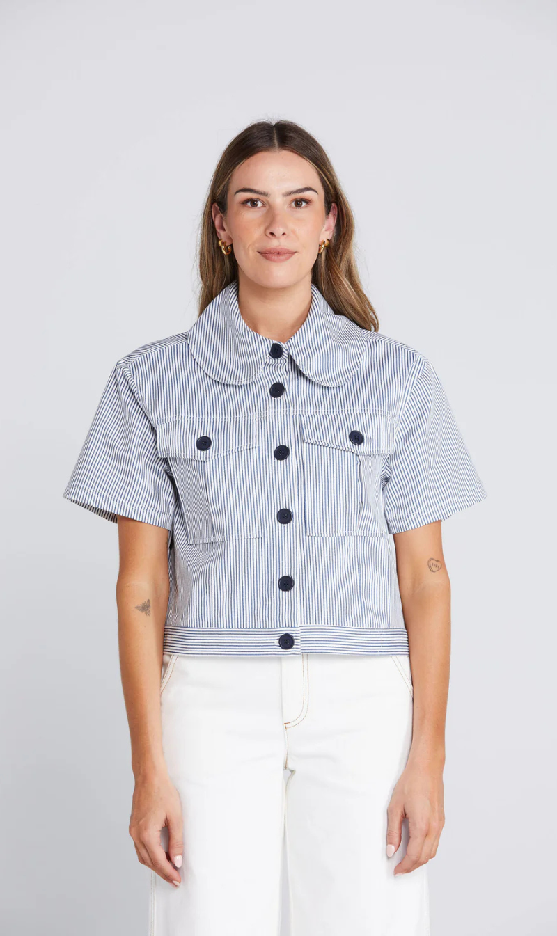 Zephrya Top | Seaside Stripe