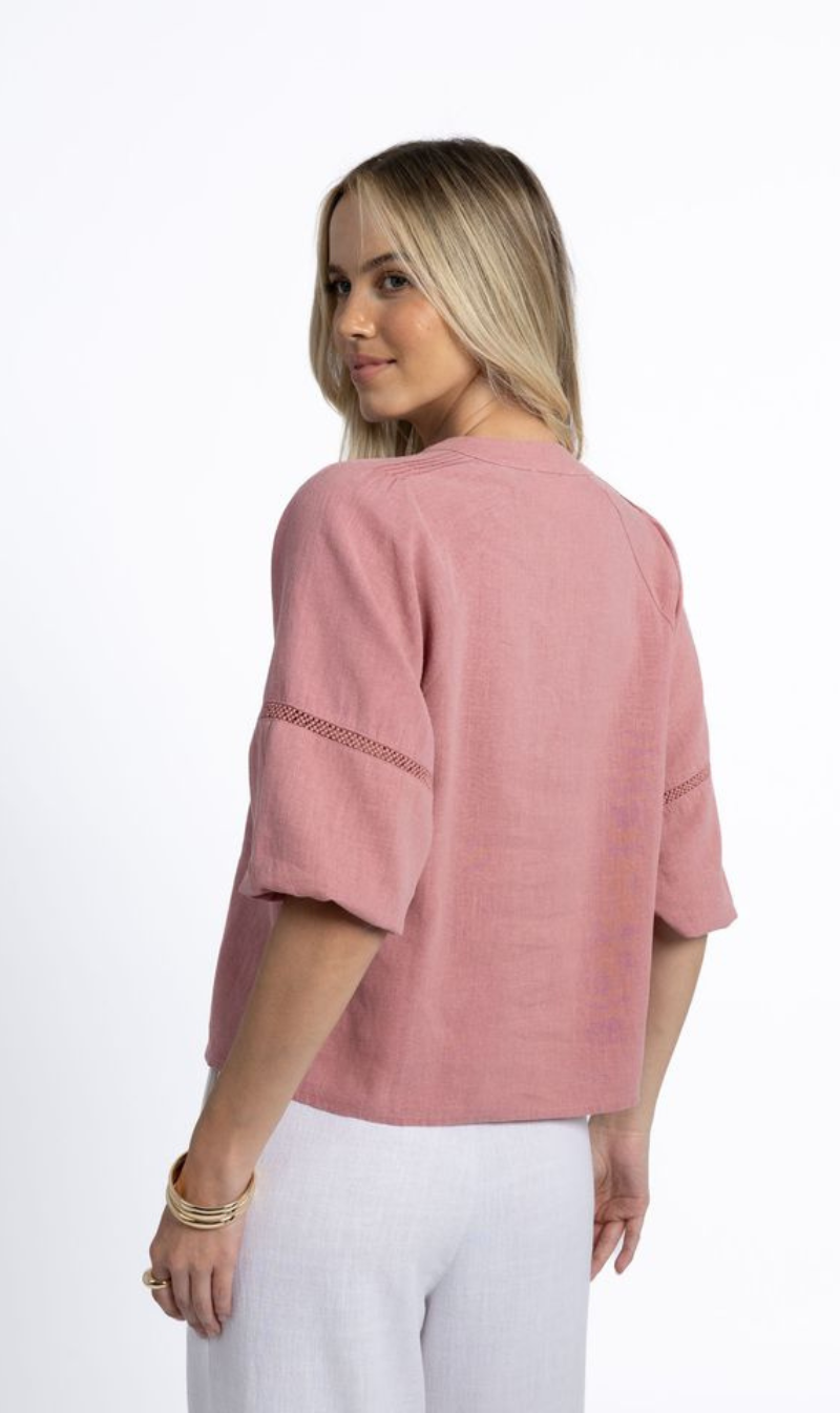 Nixie Blouse | Rose