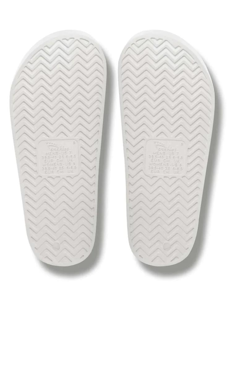 Archies Arch Support Slides - White