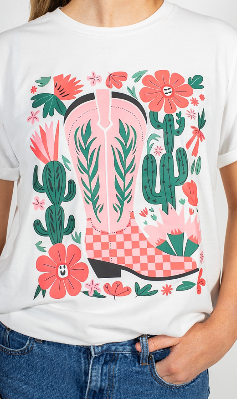 Boots 'n All Tee