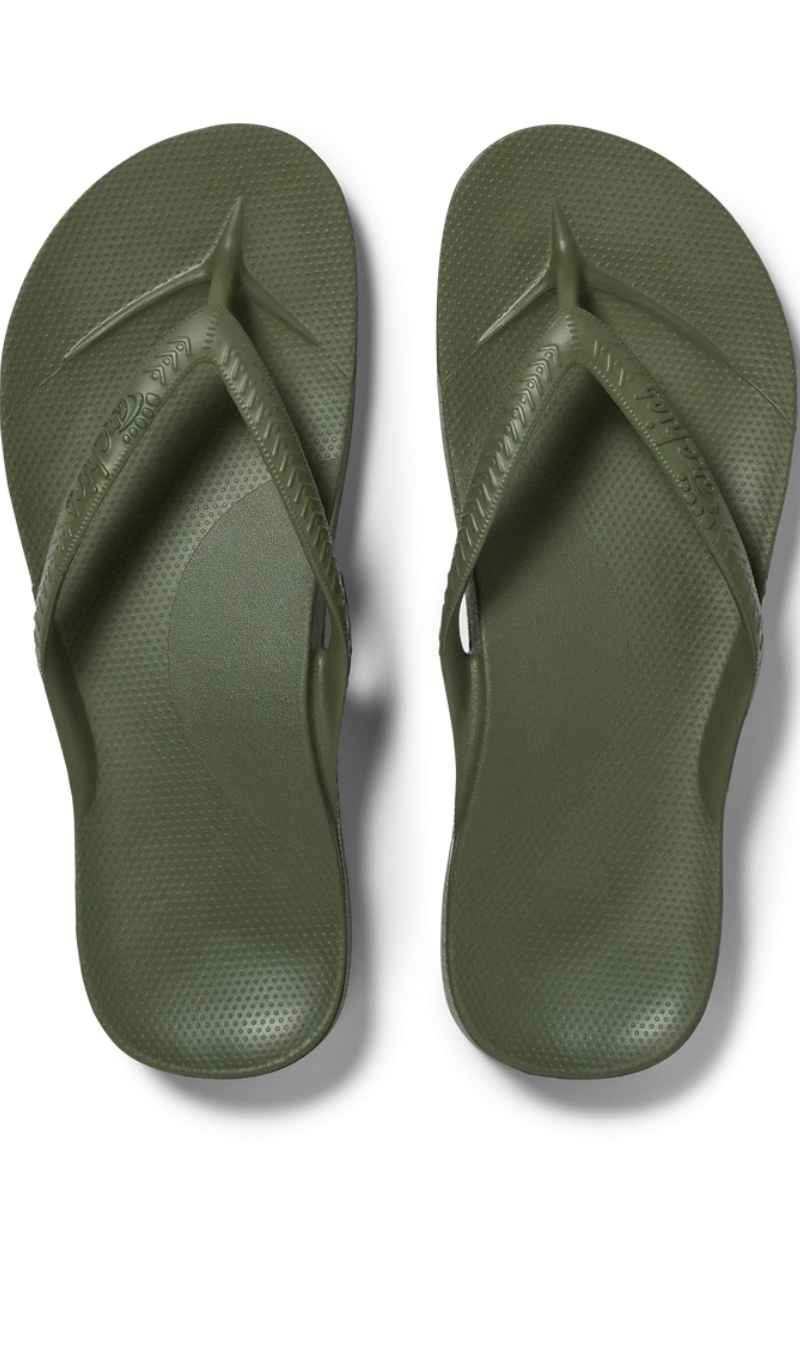 Archies Arch Support Jandals | Khaki