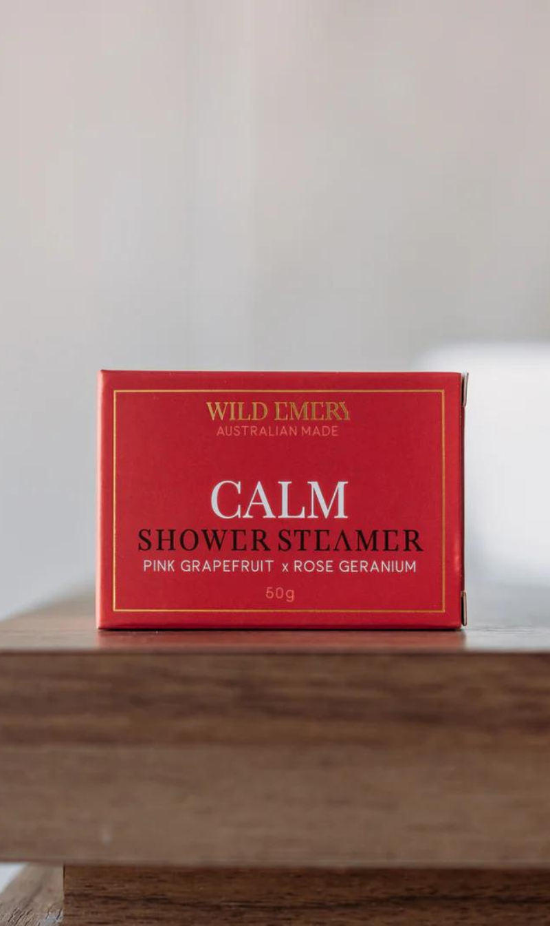 Calm Shower Steamer | Pink Grapefruit & Rose Geranium