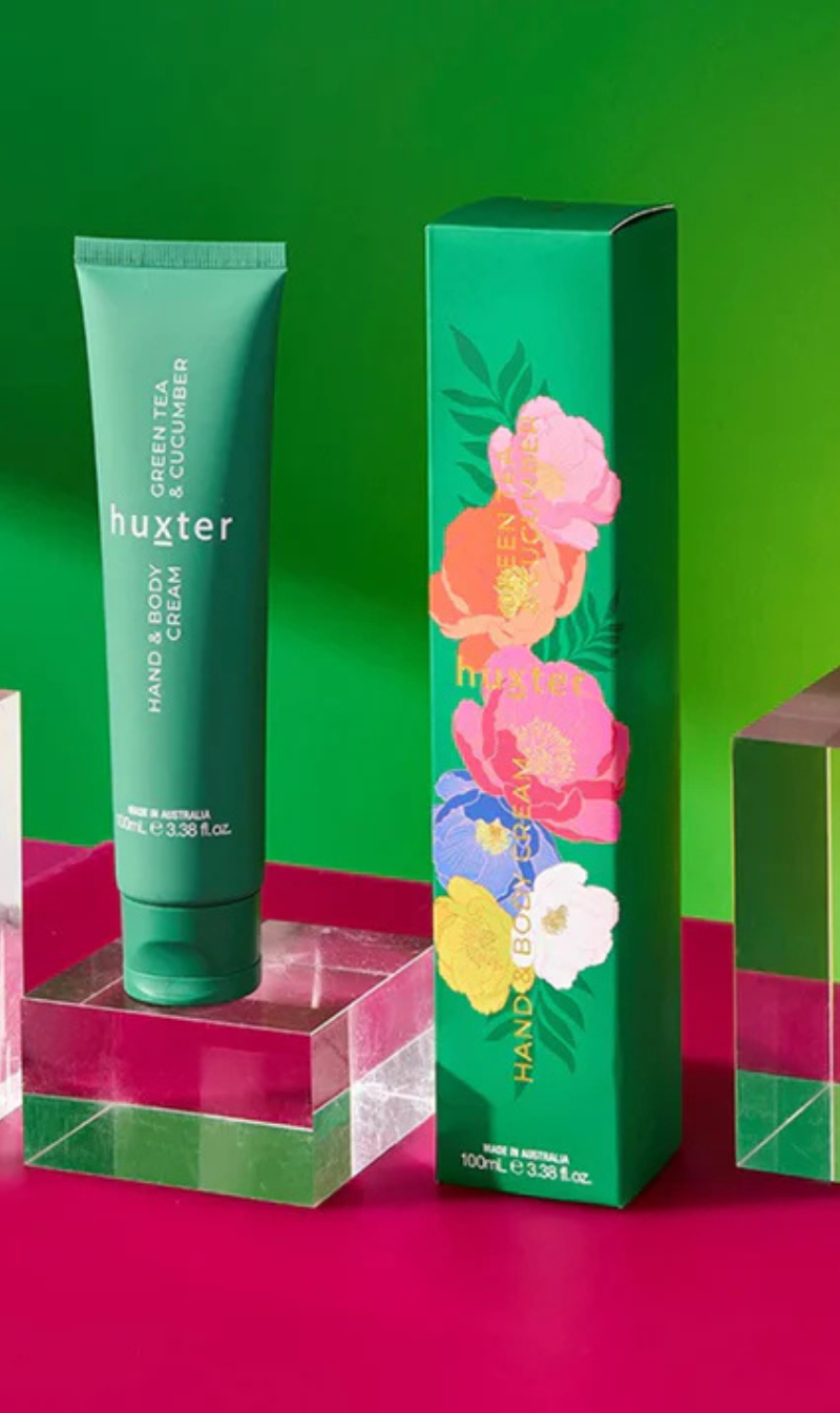 Hand & Body Cream 100ml Boxed | Green Tea & Cucumber