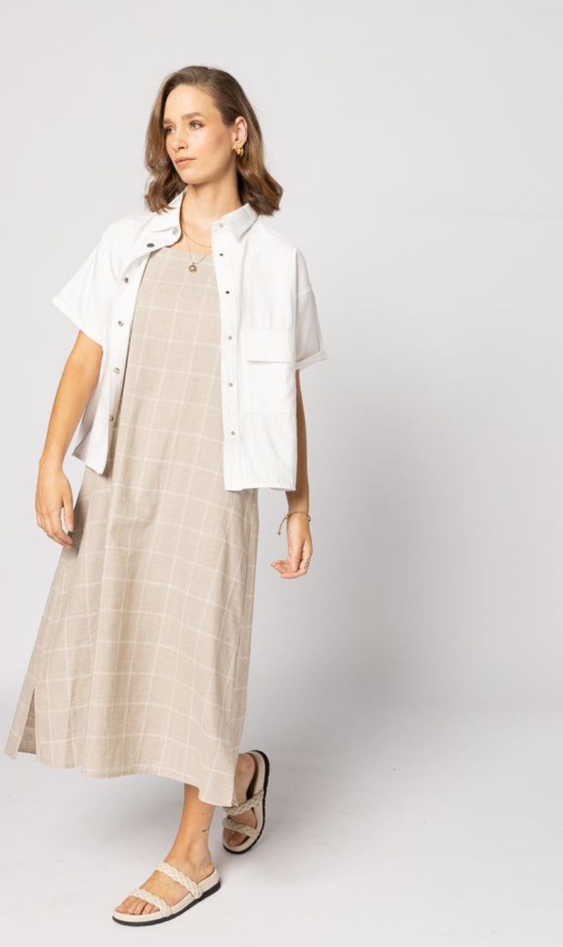 PRE ORDER | Over The Top Shirt | White
