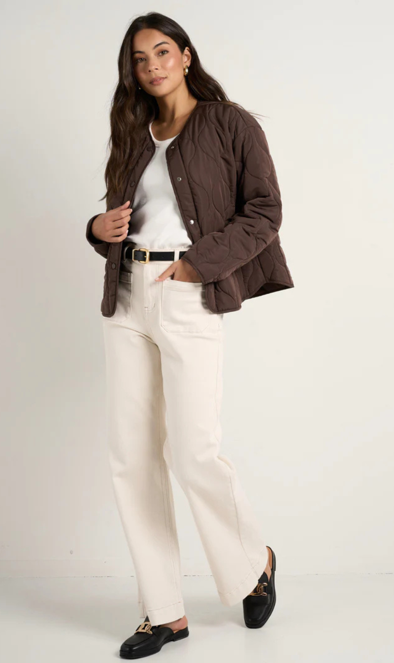 Apex Collarless Puffer Jacket
