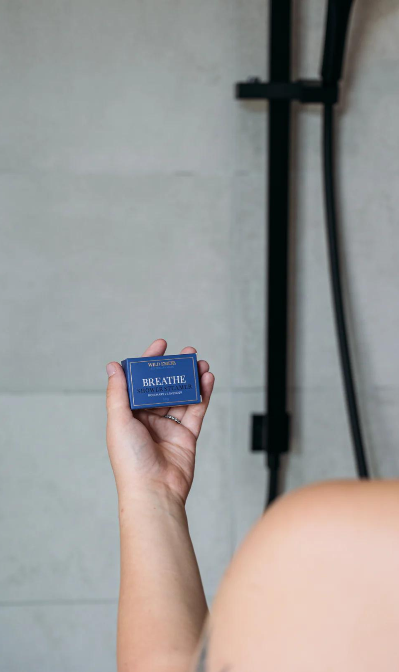 Breathe Shower Steamer | Rosemary & Lavender