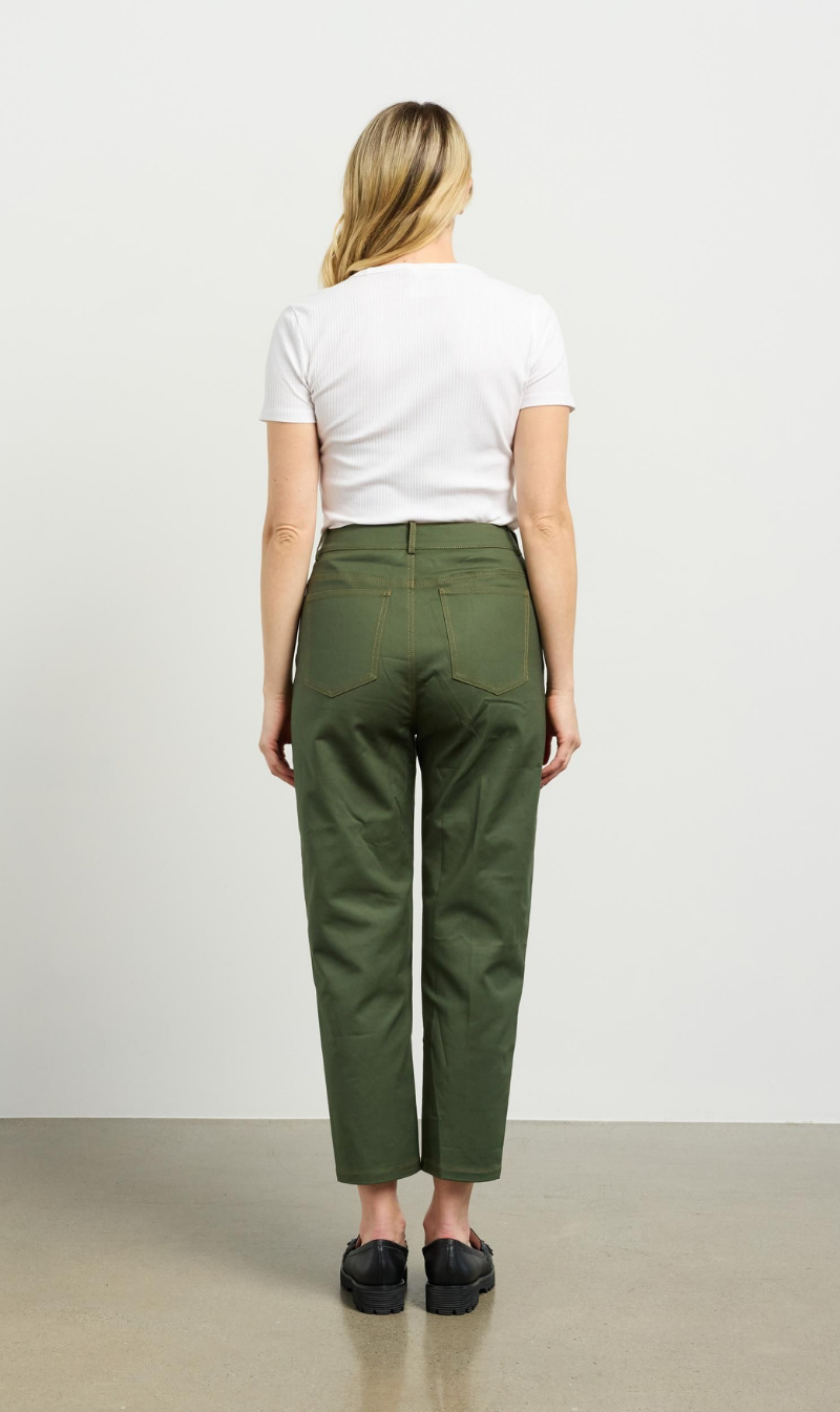 Liam Pant | Dark Olive