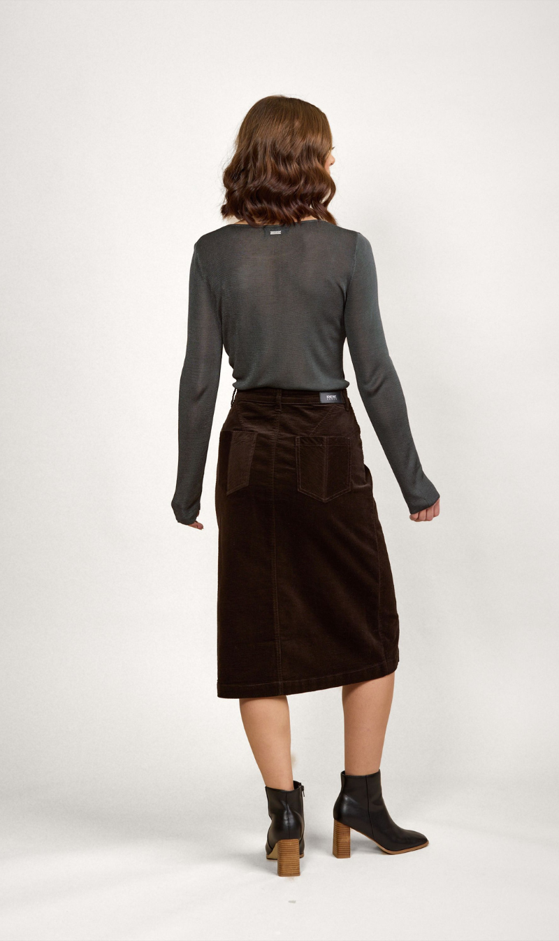 Koa Cord Skirt