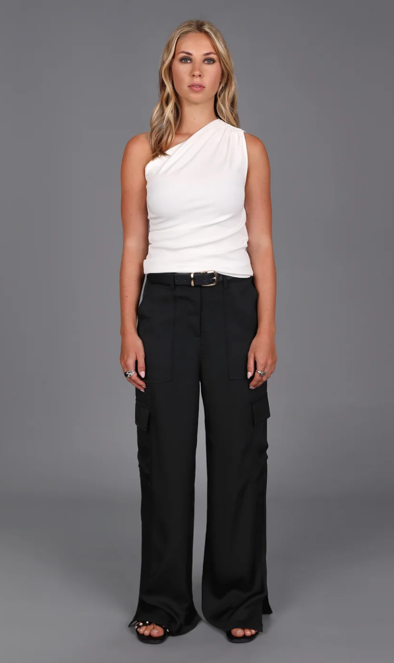 Franca Leather Belt | Black