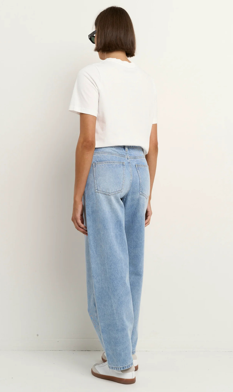 PRE ORDER | Berlin Mid Barrel Leg Jean