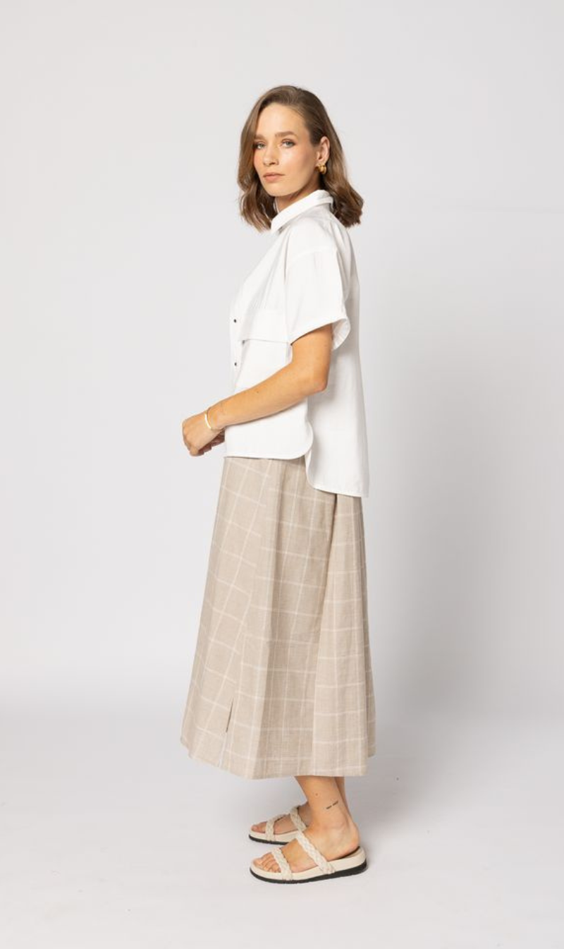 PRE ORDER | Over The Top Shirt | White