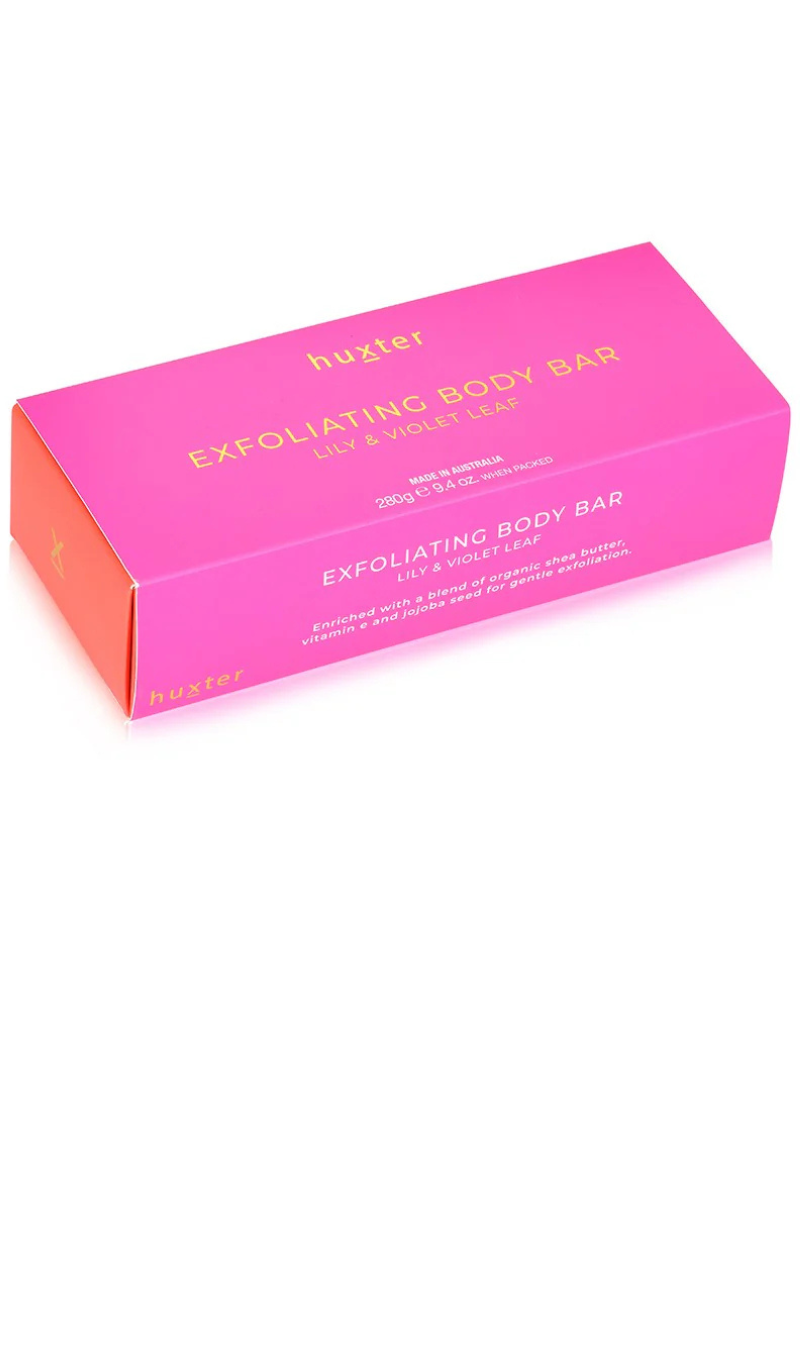 Exfoliating Body Bar 280gm | Lily & Violet Leaf