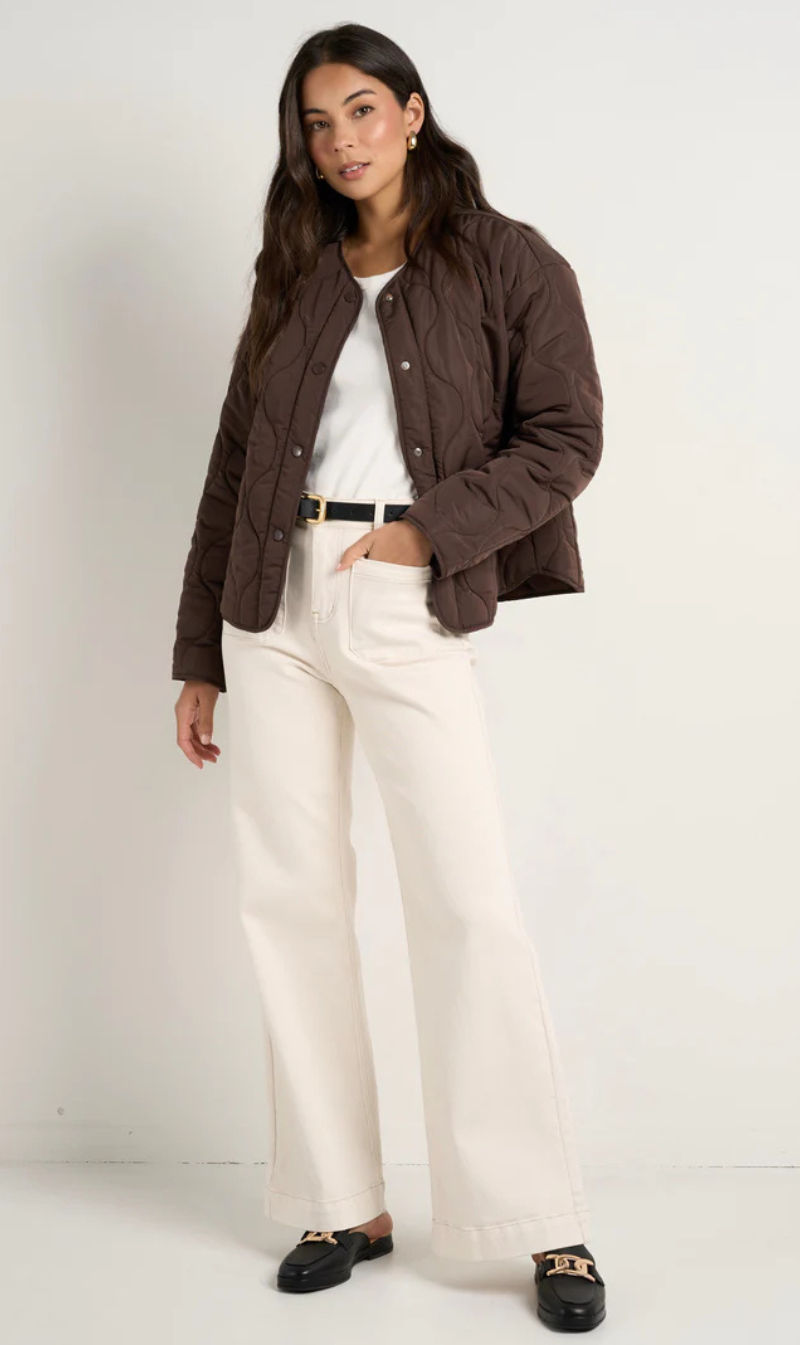 Apex Collarless Puffer Jacket