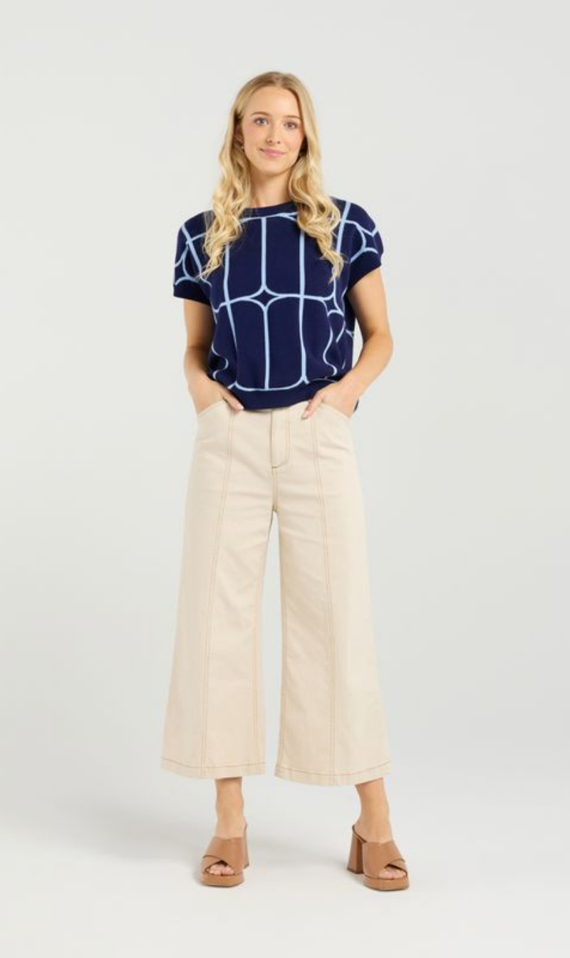 Sedgewick Knit | Twilight Trellis