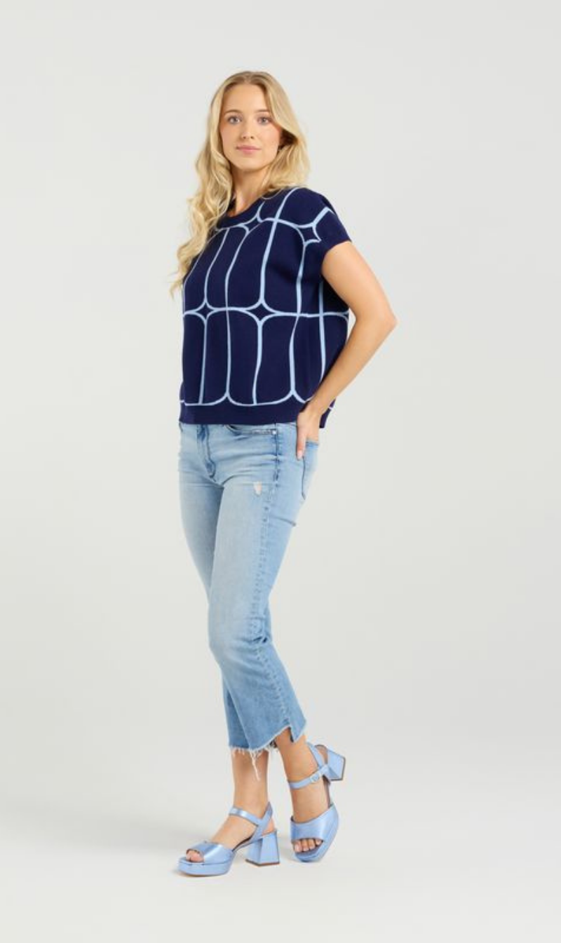 Sedgewick Knit | Twilight Trellis