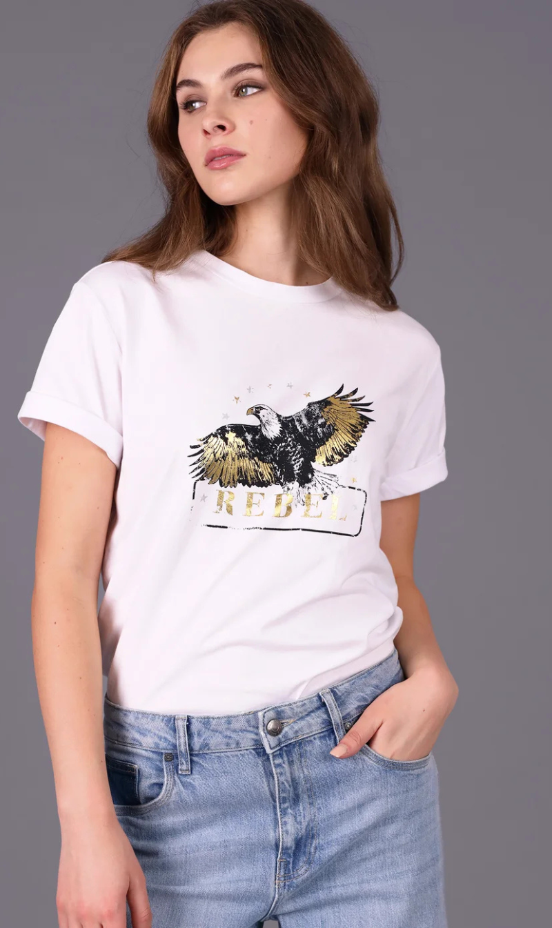 Rebel Print Tee