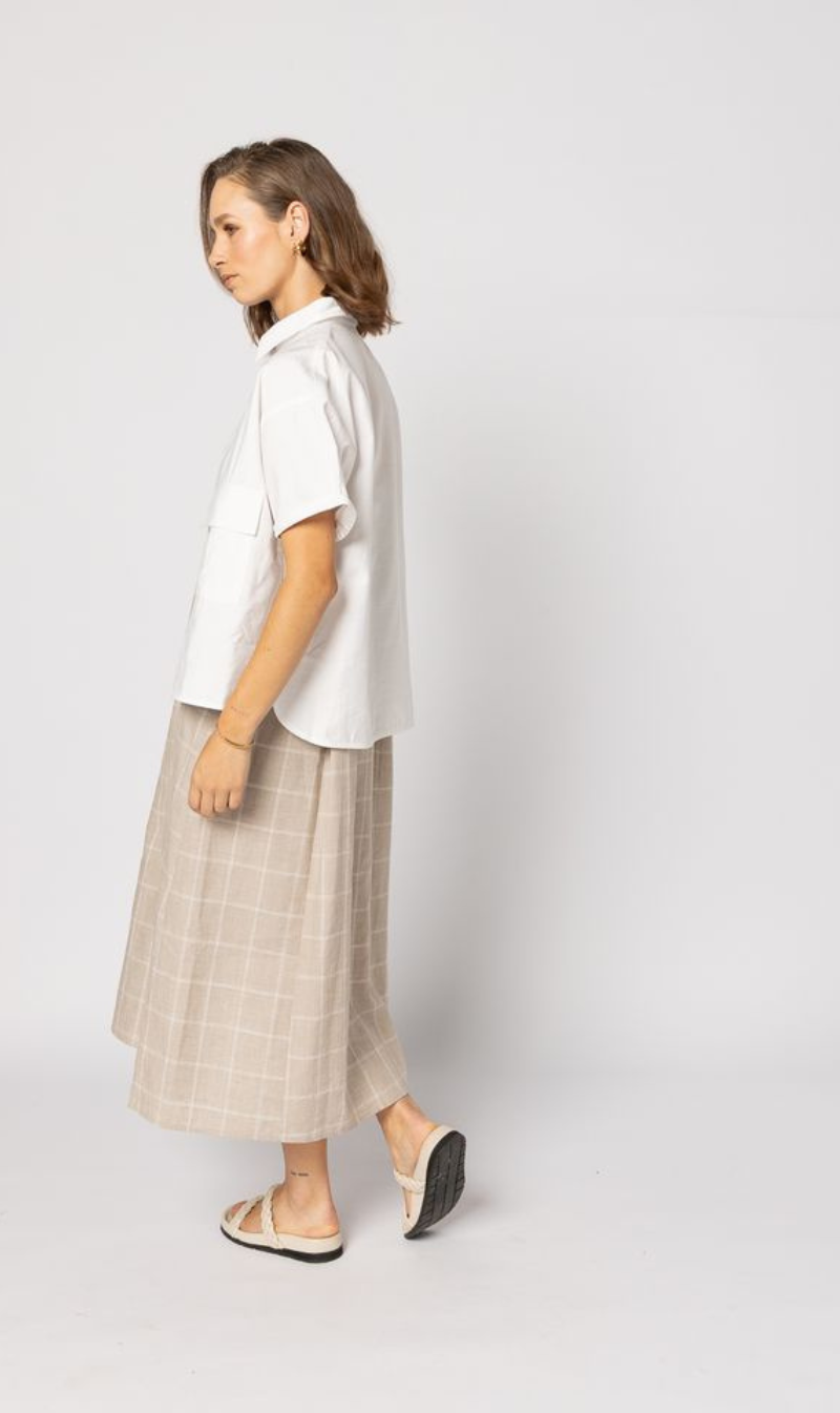 PRE ORDER | Over The Top Shirt | White
