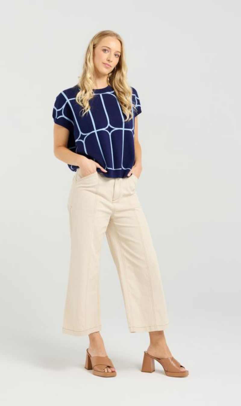 Sedgewick Knit | Twilight Trellis