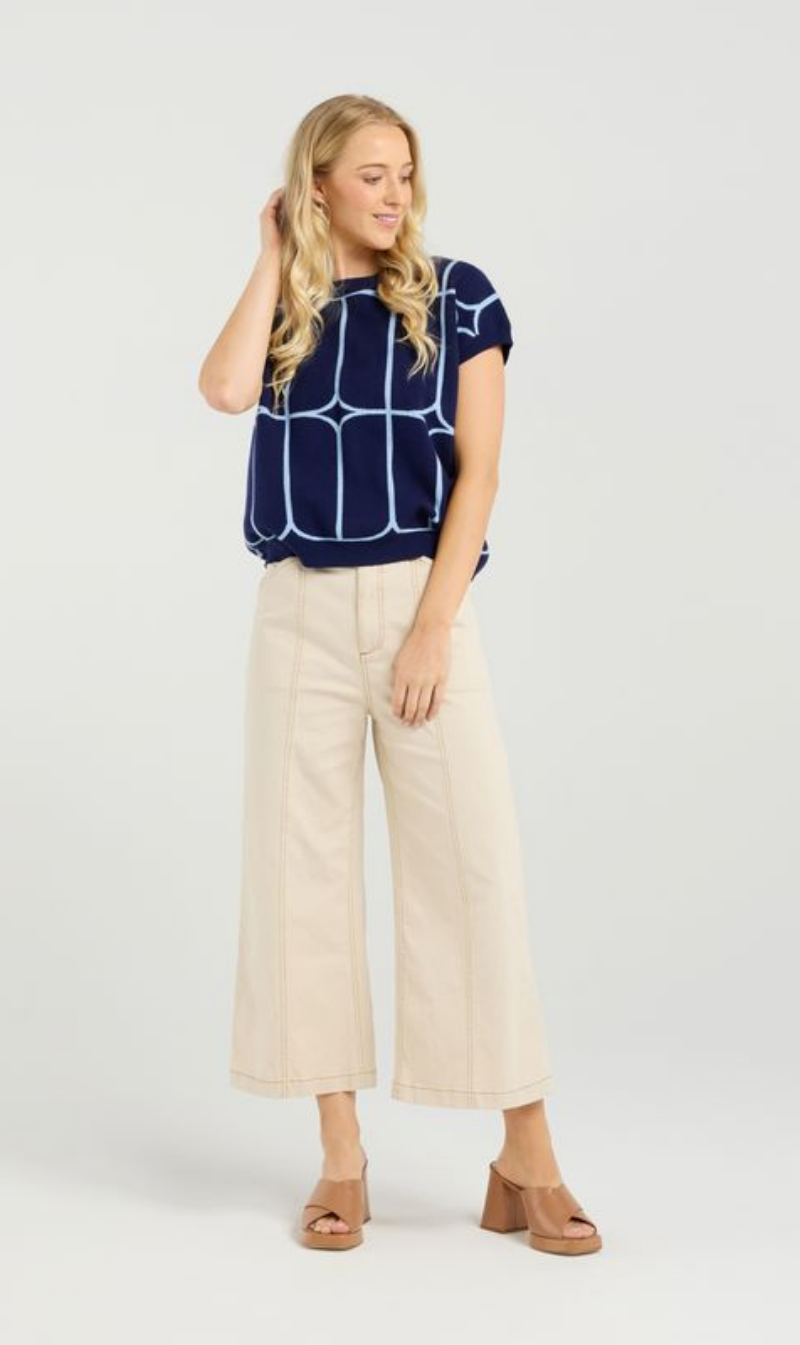 Sedgewick Knit | Twilight Trellis