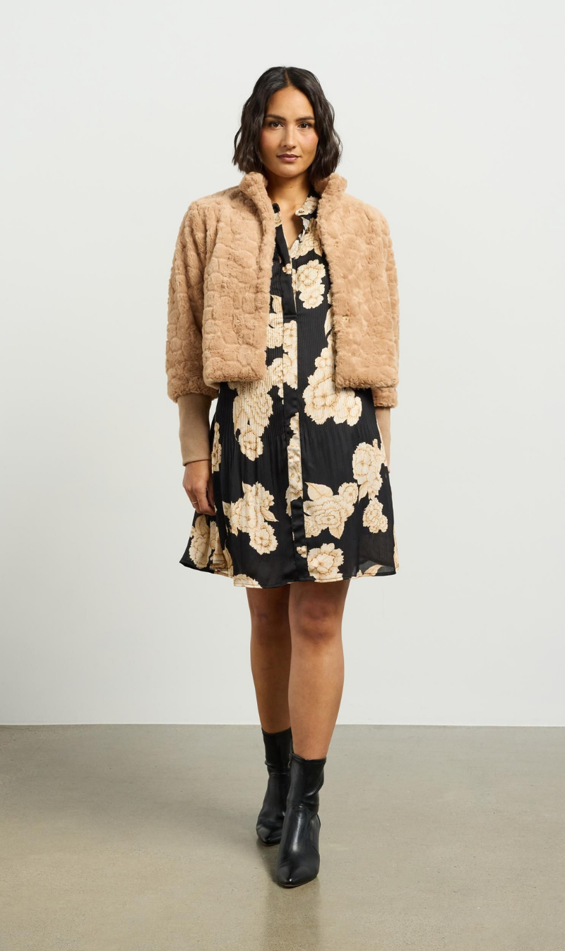 Vintage Fur Jacket | Honey