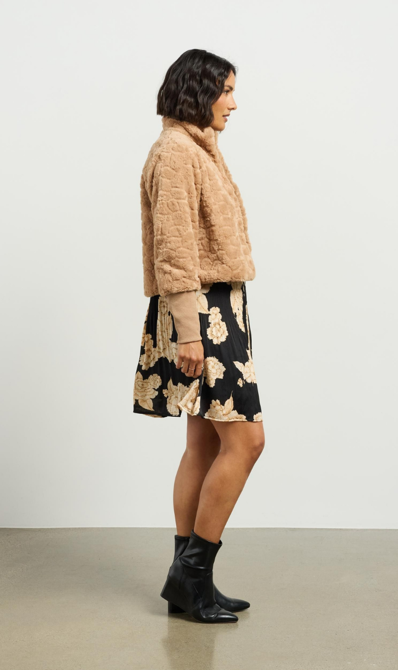 Vintage Fur Jacket | Honey