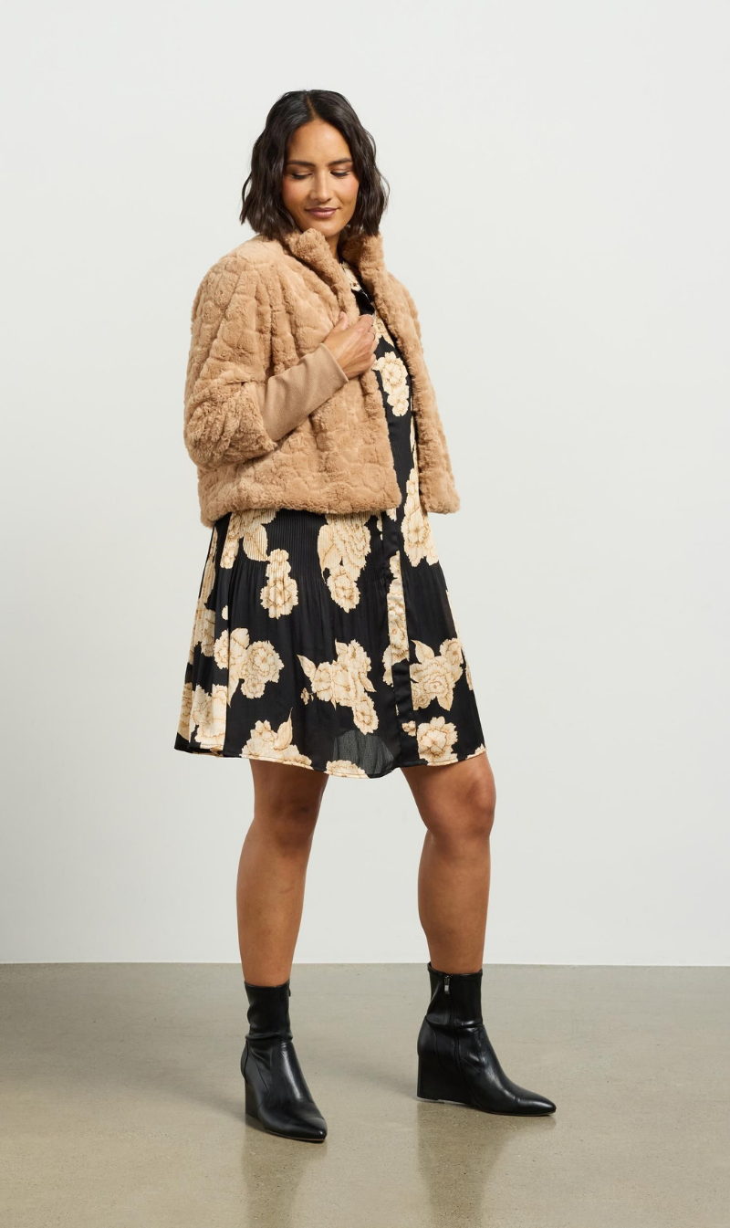 Vintage Fur Jacket | Honey