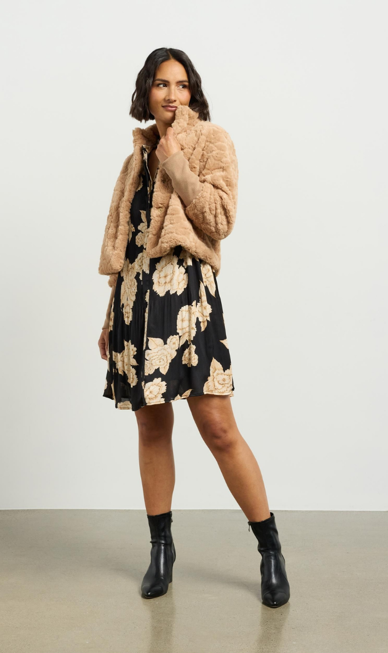 Vintage Fur Jacket | Honey