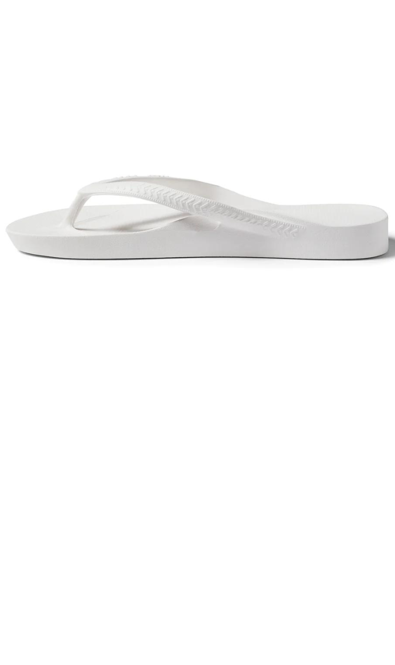 Archies Arch Support Jandals - White