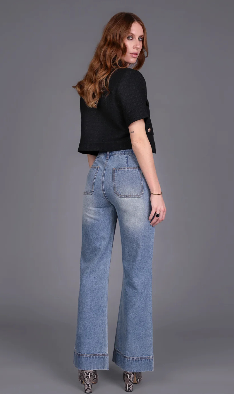 Boucle Short Sleeved Jacket
