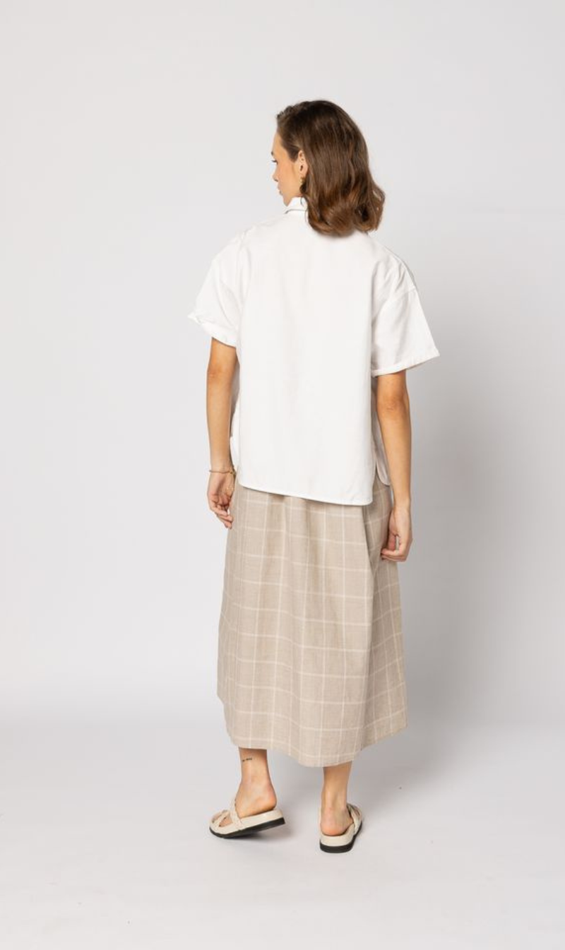 PRE ORDER | Over The Top Shirt | White