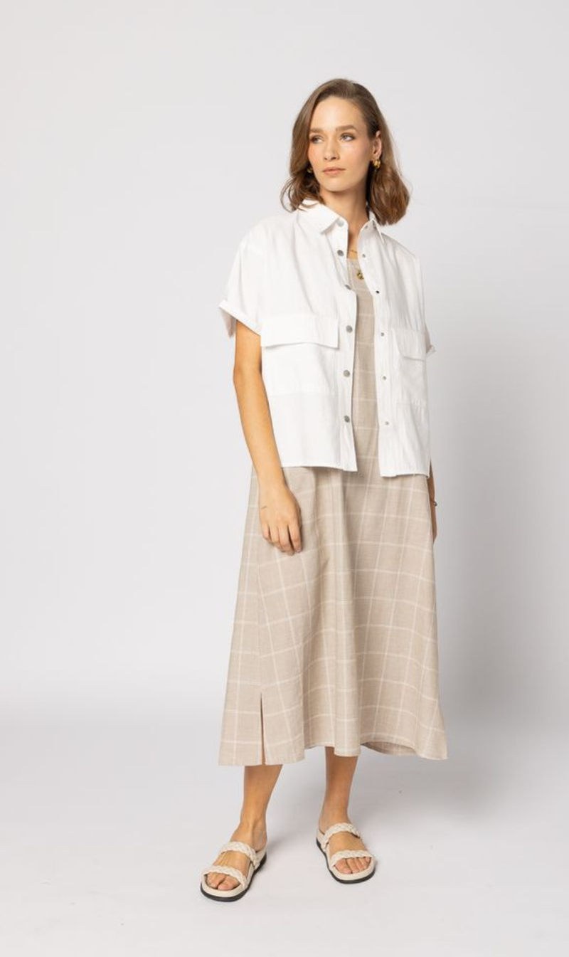 PRE ORDER | Over The Top Shirt | White