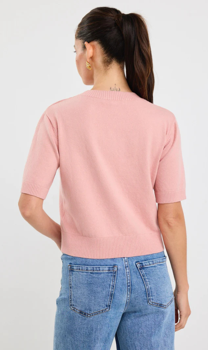 Topic Cashmere Blend Knit Tee