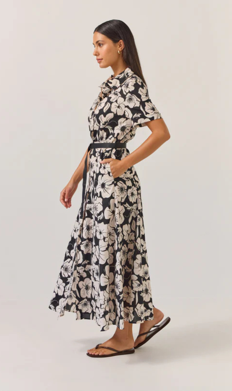 Godet Shirt Dress