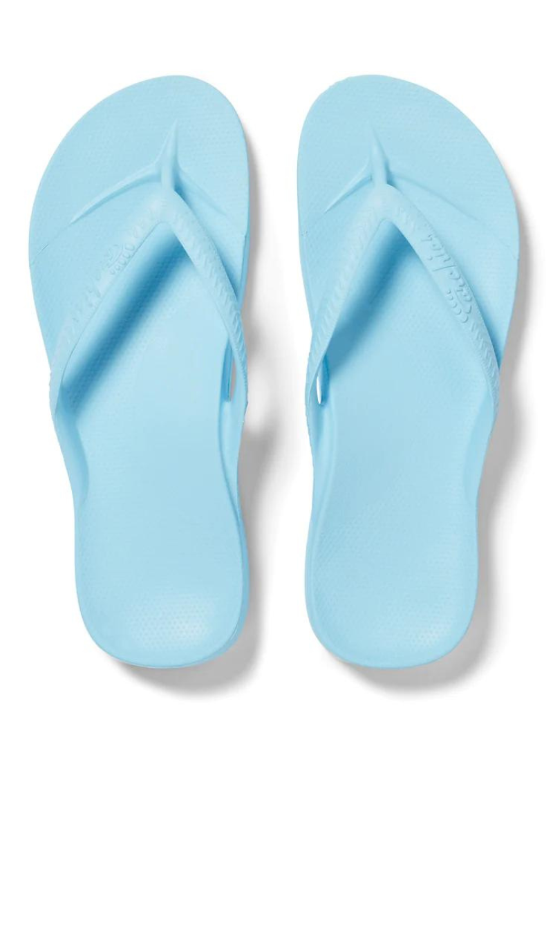 Archies Arch Support Jandals - Sky Blue