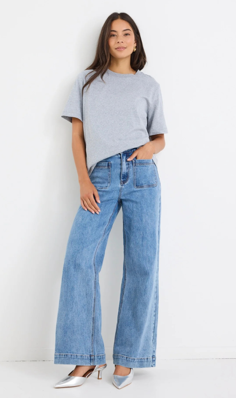 Zoey Wide Leg Jeans