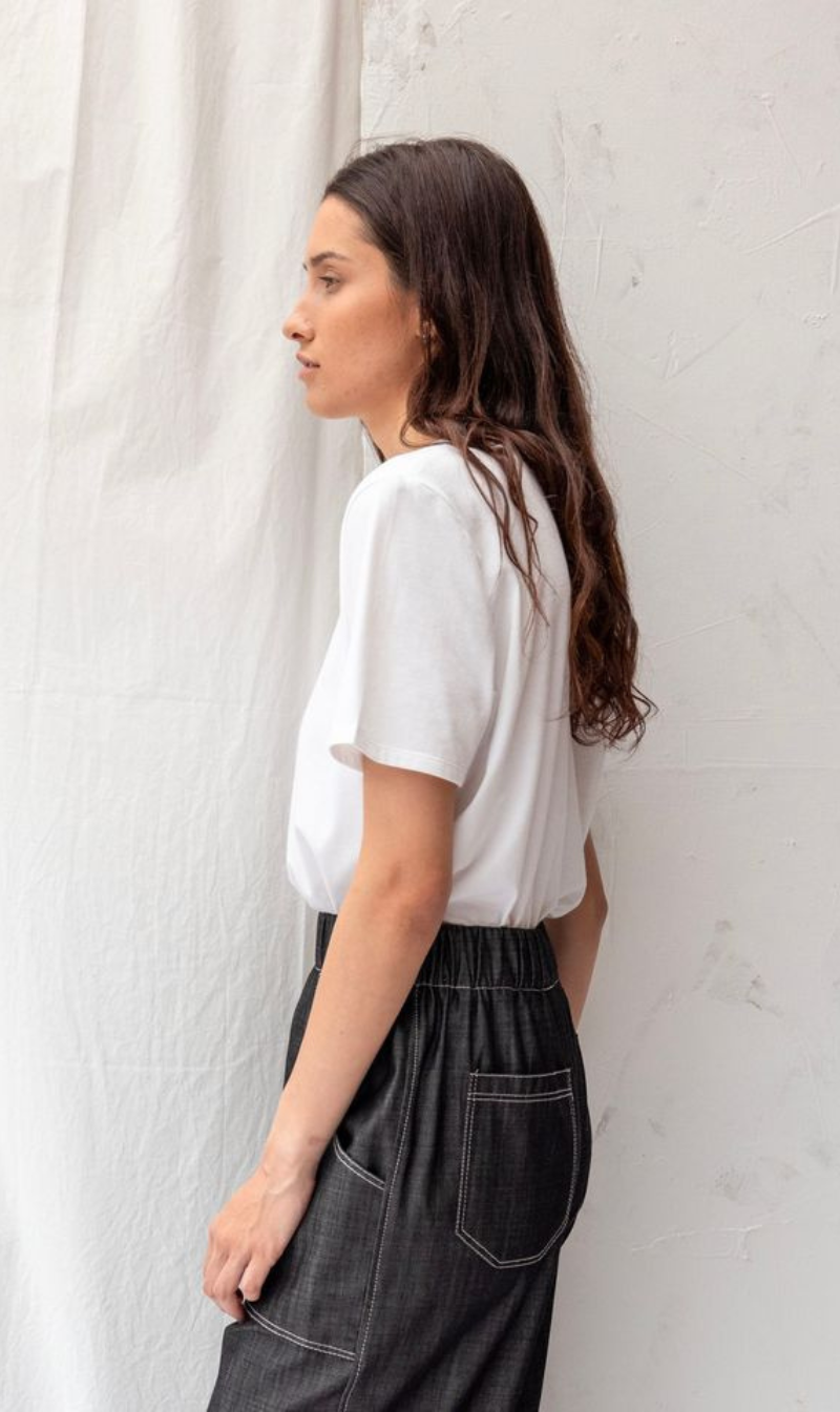 Key Tee | White