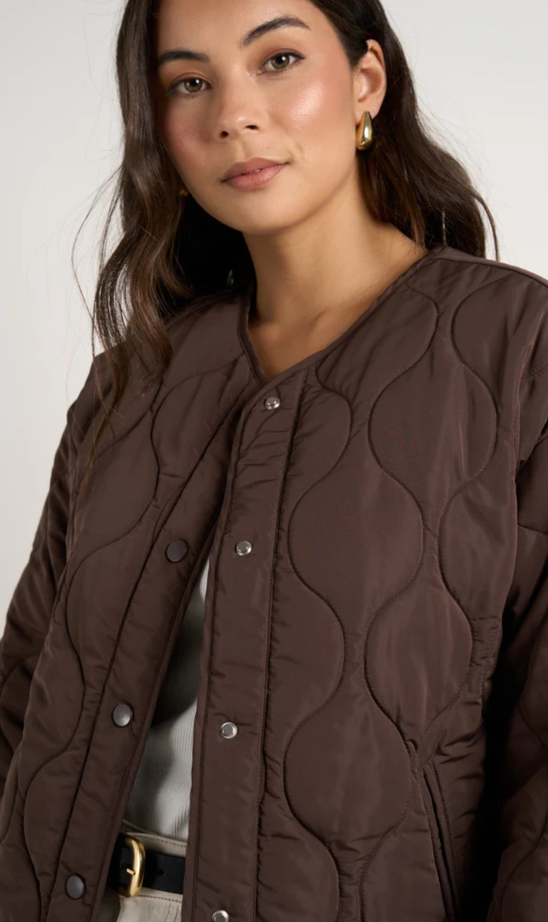 Apex Collarless Puffer Jacket