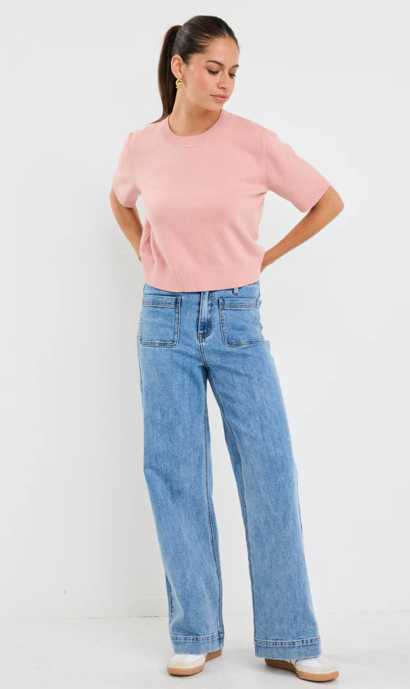 Topic Cashmere Blend Knit Tee