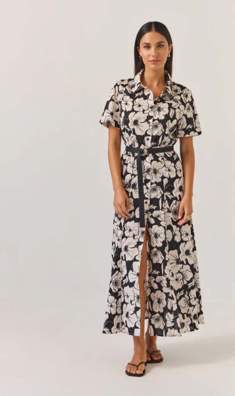 Godet Shirt Dress