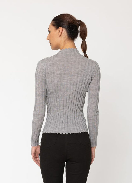 Derby Top | Grey Marl
