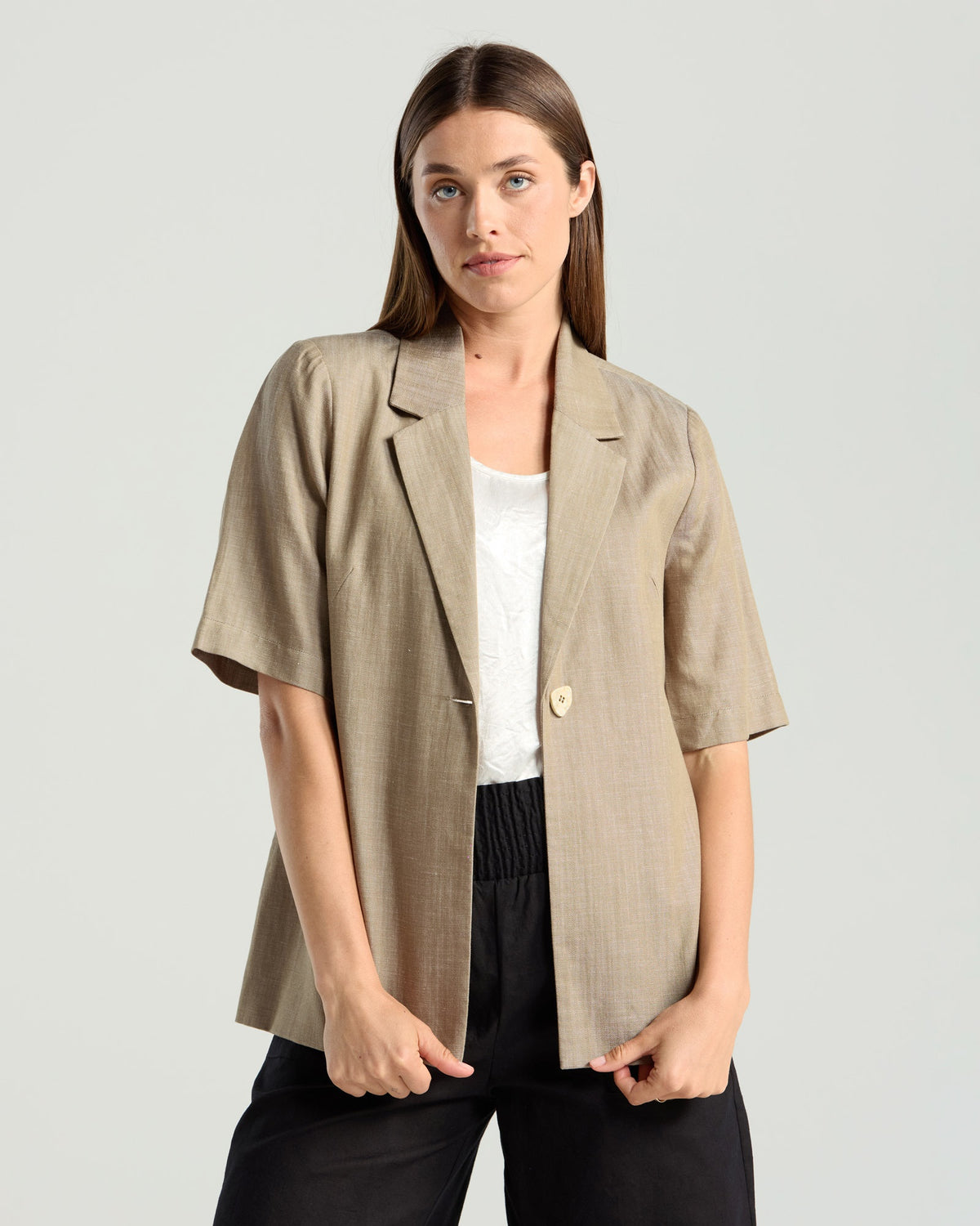 Francesca Linen Blazer
