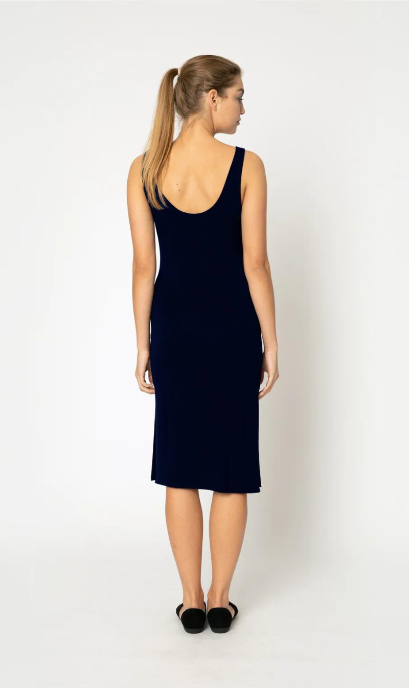 Reversable Rayon Full Length Slip -Black