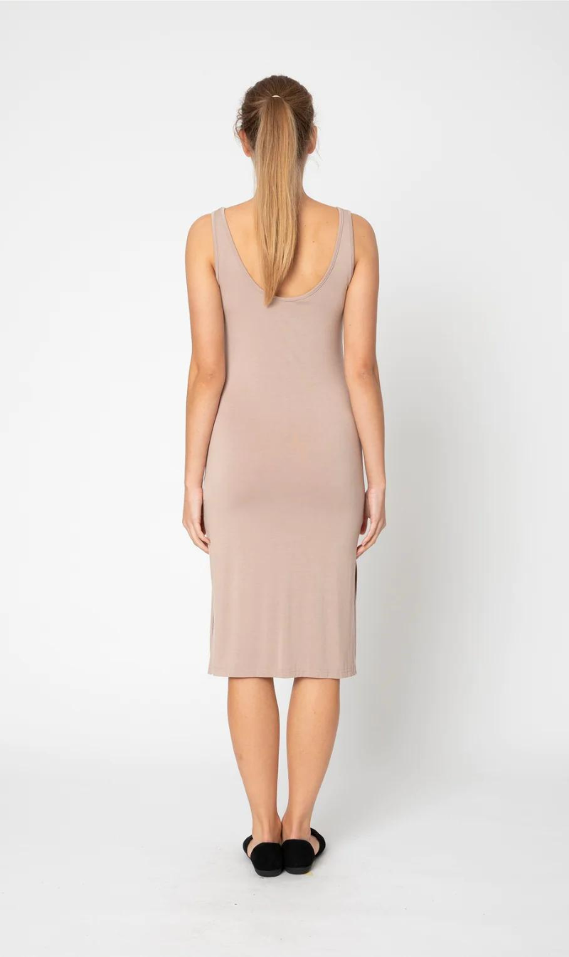 Reversable Rayon Full Length Slip -Black