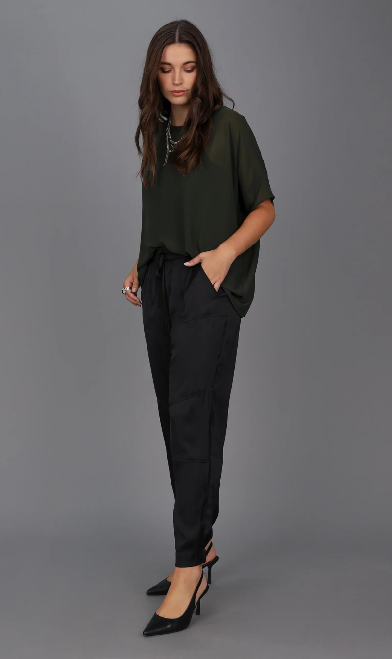 Slouch Satin Pant