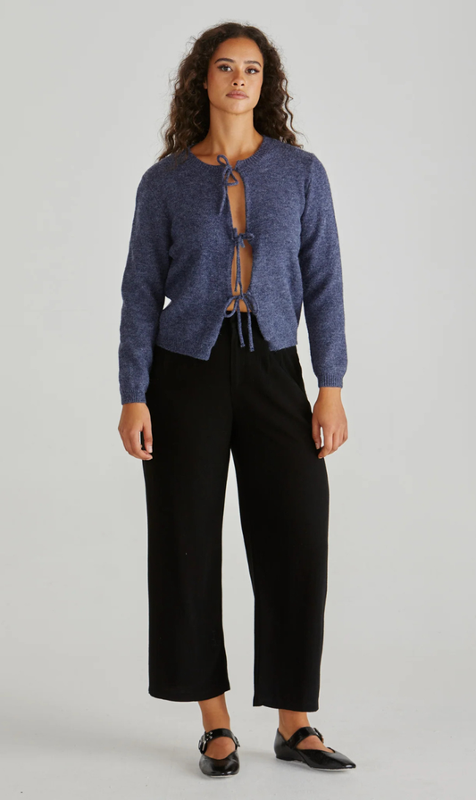 PRE ORDER | Greta Cardi | Navy Marle