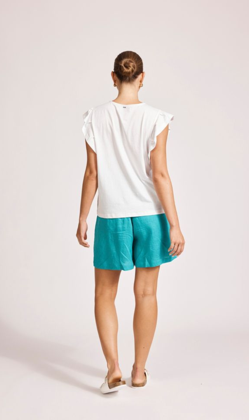 Francia Frill Tank | White