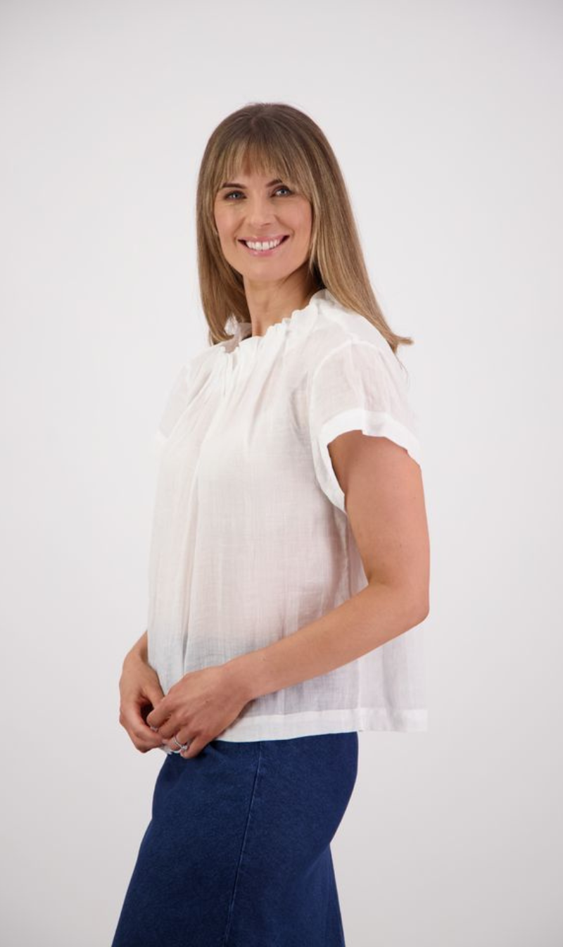 Pia Top | White